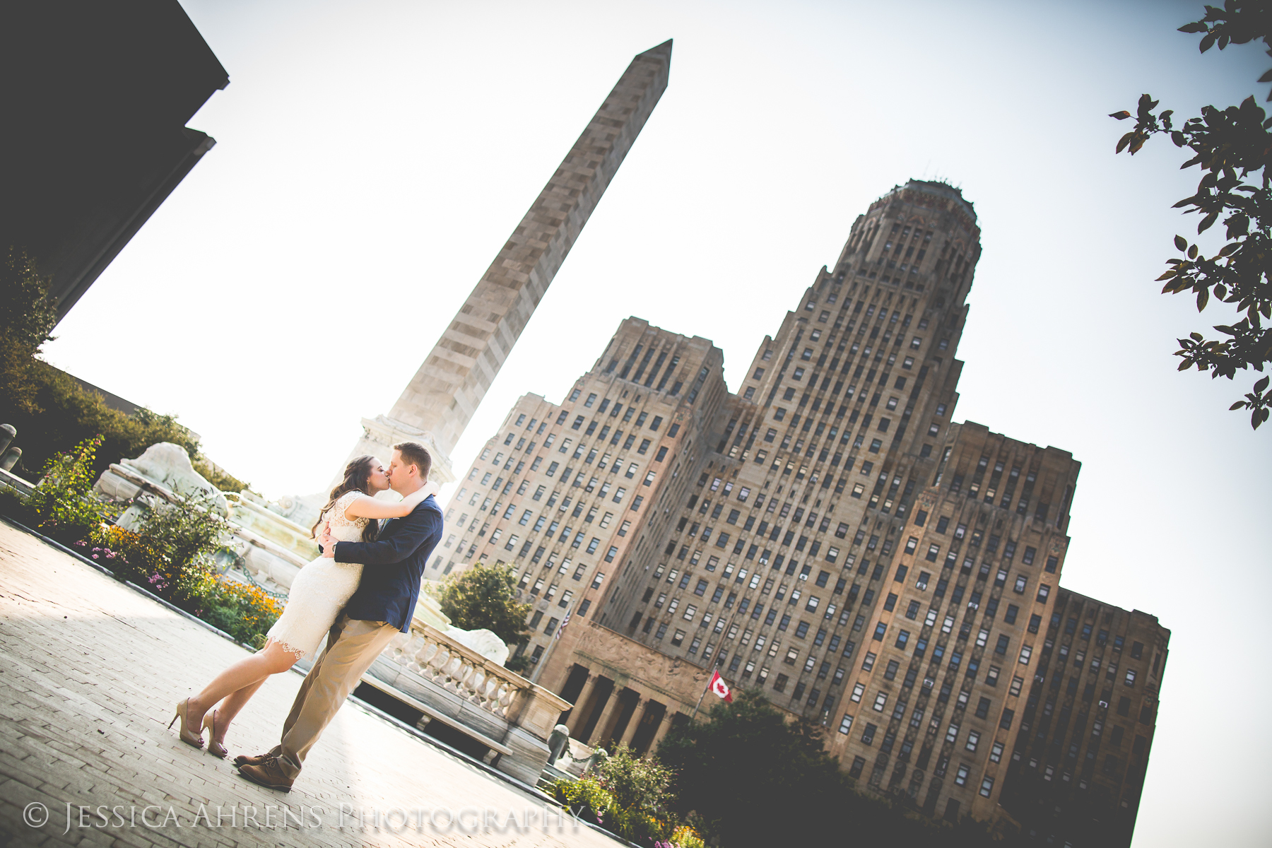 City hall , niagara square Buffalo new york wedding photography_54