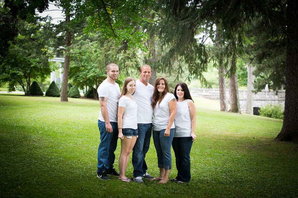 Family portrait photography at Forest lawn by the best photographer in Buffalo, Jessica Ahrens Photography.