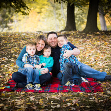 Rustic outdoor fall family portrait photography session taken at Delaware Park in Buffalo, NY by the best photographer in Buffalo and WNY, Jessica Ahrens Photography.