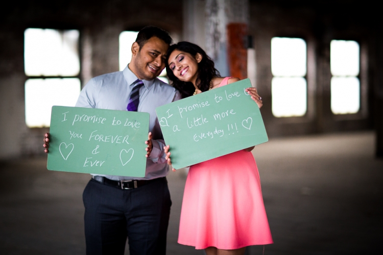 Fall and winter wedding engagement photography in Buffalo NY.