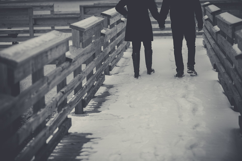 Unique and artistic outdoor wedding engagement photography session taken at Tifft Nature Preserve, downtown, and the Waterfront in Buffalo, NY.