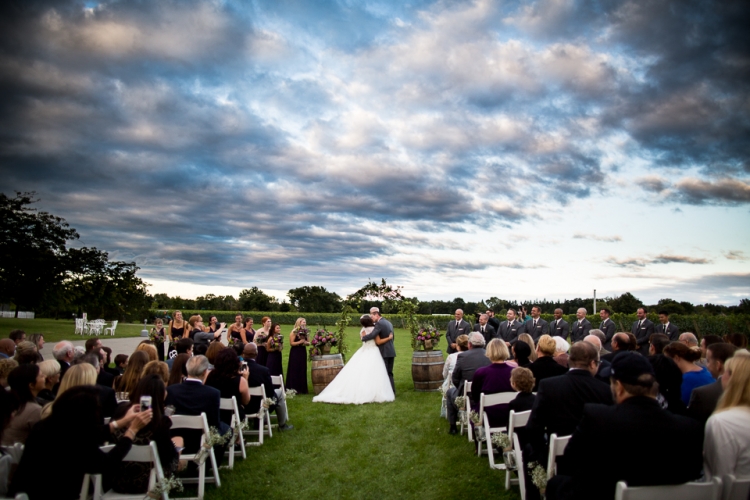 Winery and vineyard wedding photography taken by the best photographer in Buffalo and WNY, Jessica Ahrens Photography.